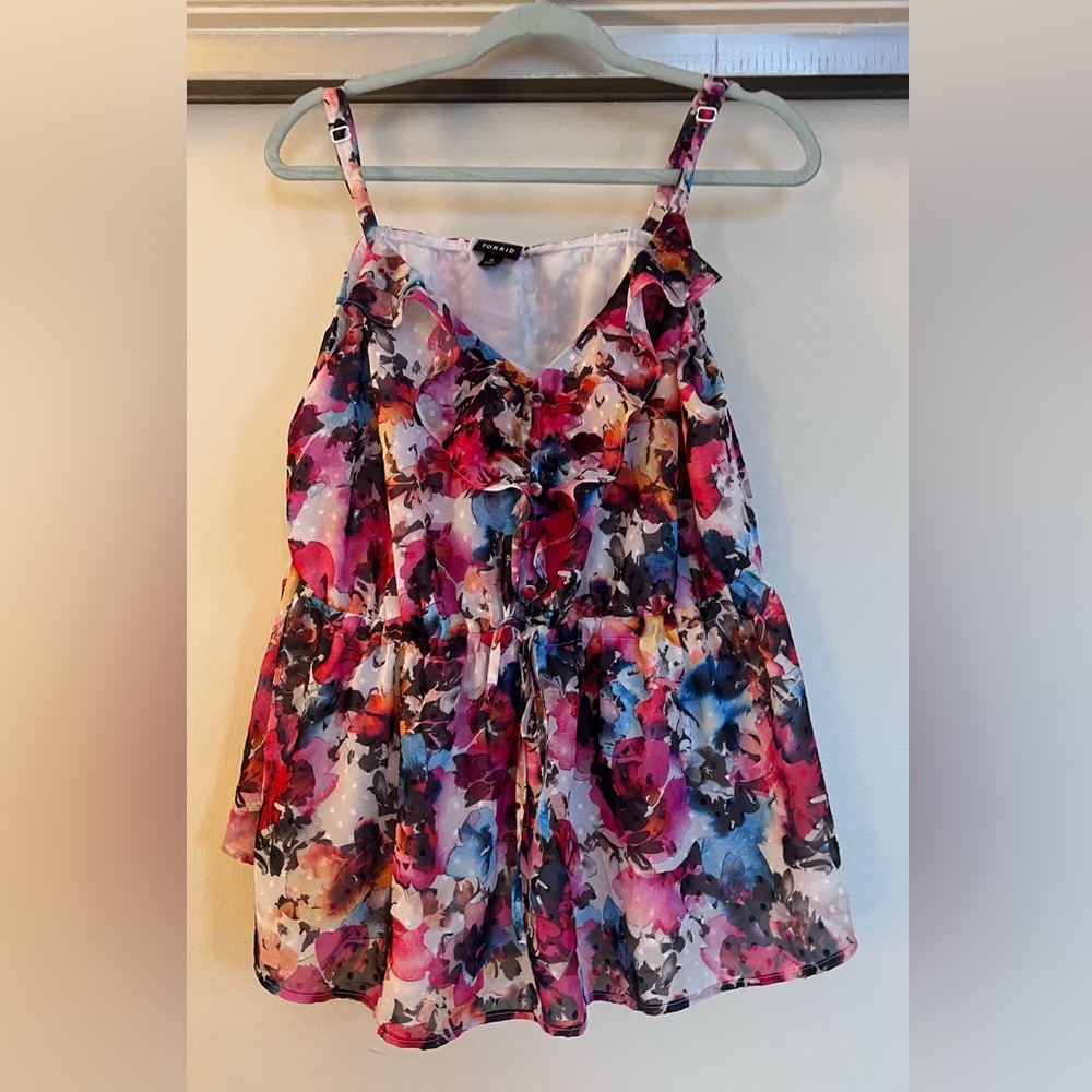 Torrid Vibrant Floral Camisole